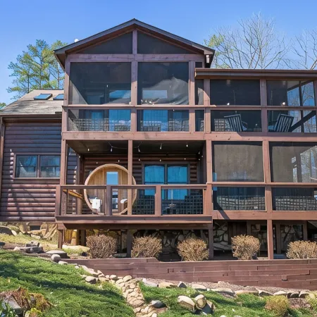 Spring Break for Families in Br with Sauna, Hot Tub, Firepit & Amazing Views