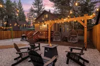 2BR/2BA Cozy Cabin in Big Bear w/Private Fence, Arcade, Spa, Near Forest & Lake - شاليه
