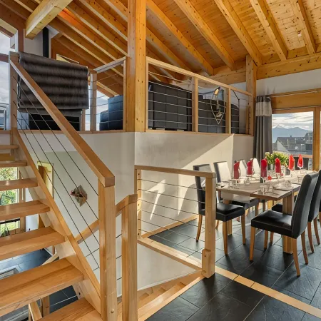 Stunning contemporary chalet in Anzère with unbelievable views of the mountains.