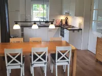 Vrijstaande Rietgedekte 4-persoons Vakantie Villa met Grote Prive Tuin Hotels in Heeten