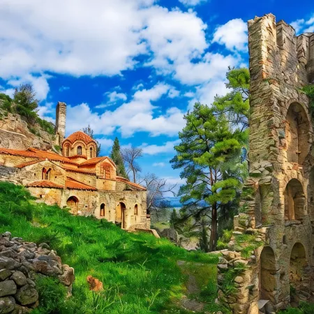 Elegant Stone Mansion in Historic Mystras