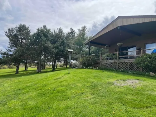 Seneca Lake View Retreat sits secluded on a 2 acre lot. - Wifi