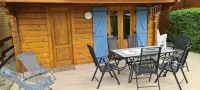Family chalet in the heart of the Landes forest with wifi - Hytter