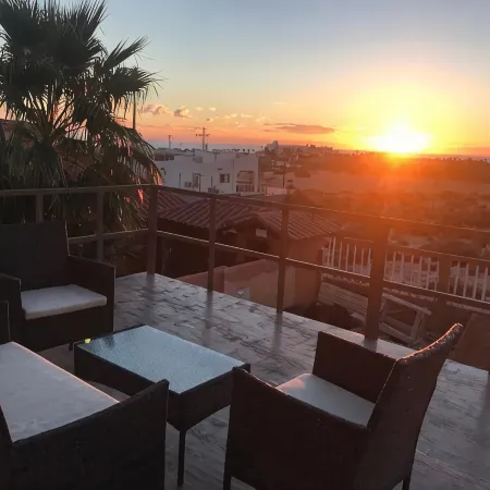 loft rojo vistas al mar