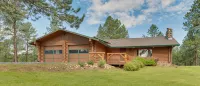 One Level Log Home on 3.5 Acres, Beautiful Views, Newly Updated