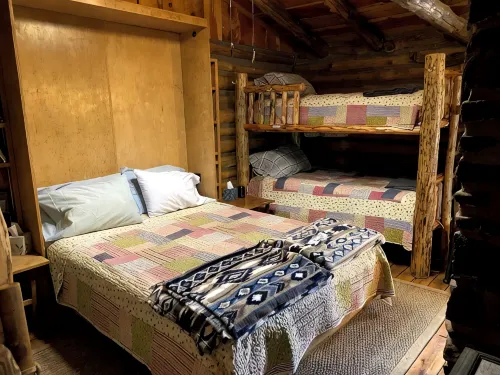 CJs Ranch RV and Tent Sites, with Log Cabin