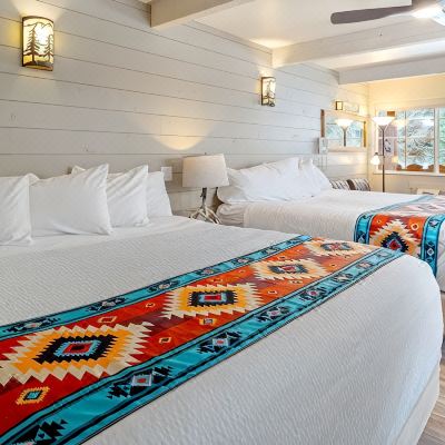 Comfort Quadruple Room with Balcony and River View Upstairs Hot Springs Inn Promo Code