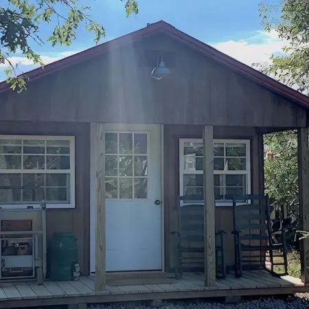 Tom & Jerri's Rustic Cabin located on the lake