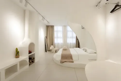 Xunjian • Huazhongli The Beauty of The East Design Guesthouse (Xianning South Station Wanda Plaza) - balcone