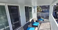 Top Floor Jacksonville Beach Condo,Walk to Beach,2 King Suites,Near Tpc Sawgrass - Wifi