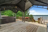 Lakefront Home - Seneca Wine Trail Hot Tub & Sunset View with Firepit, Private - 4-Star
