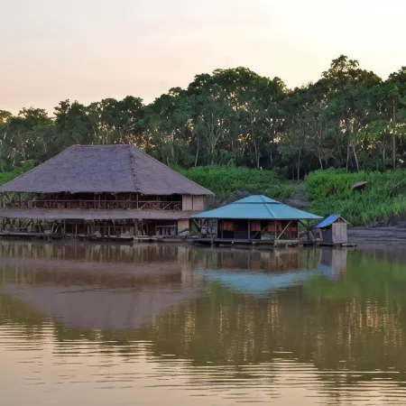 Cabaña Flotante Kurupira Отели в г. Летисия
