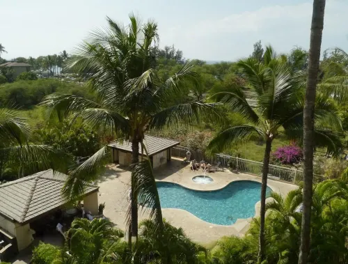 Ocean, mountain, pool views. Best location at The Banyan. Across from Kam2 beach