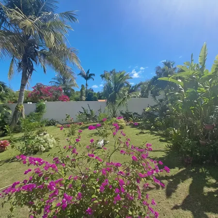 Joli Logement Avec Jardin à Sainte Anne Proche Plage