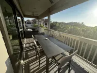 Spectacular beach front views with a short walk to members only beach