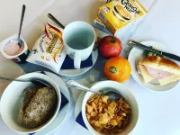 The WatersEdge, Canal Cottages - breakfast