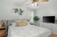Walk to the beach from this charming 2 bed/1 bath home in historic Michigan City - Boutique