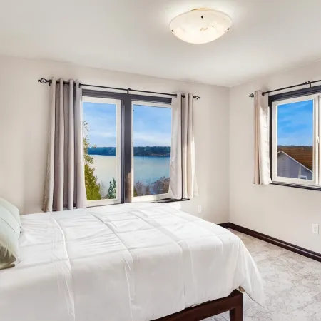 Awesome 5 bedroom, 4 bathroom, waterfront home with beautiful views and sauna.