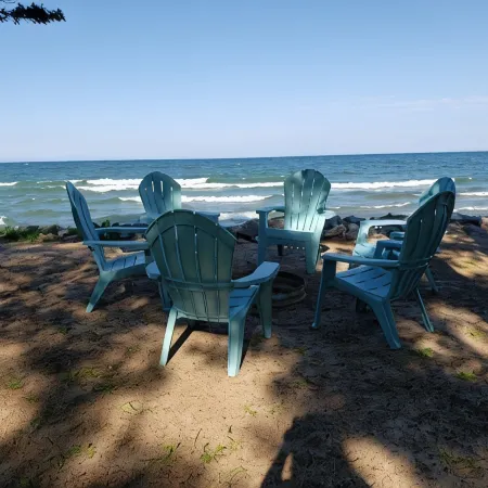 Private beach location