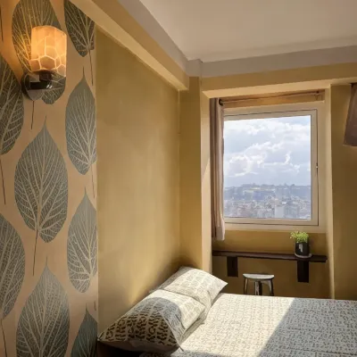 Warm Pink Rooftop apartment with Boudha View โรงแรมใกล้สถูปโพธินาถ
