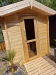 Eichwald - "Häschen"<br>Idyllic vacation home in the countryside with garden sauna. - 2 stjerner
