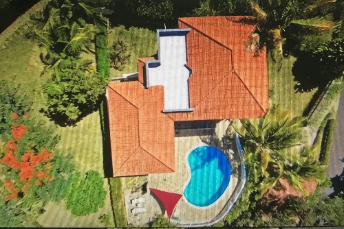 Pool Jacuzzi & Tropical Oasis Yard With Fruit Trees - Fitnessstudio