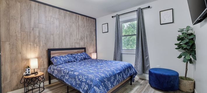 Charming 2-bedroom apartment with WiFi in Tannersville, Minutes from Camelback ポコノのホテル