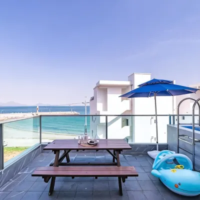 Geojae Sunstay Poolvilla 巨済孟宗竹テーマパーク周辺のホテル