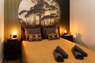Atmospheric luxury holiday home –  spacious garden – 5 minutes from the forest. โรงแรมใน