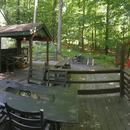 Cozy Chalet with First Lake access just minutes from town.  Great Location