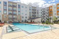 Riviere 2BR Apartment Pet Friendly Oasis Sleeps 6 Close to Epic Universe Pool & Gym