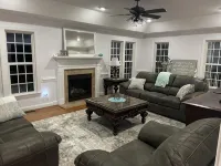 Luxury 5-bedroom house in Cedar Point with AC, WiFi, hotub, private yard & more! Hotels in Cedar Point