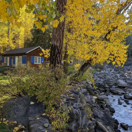 Riverfront Cottage 5 Minutes from Palisades Tahoe 10 minutes to Lake Tahoe