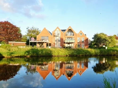Pearl on the Harle Carolinensiel ❤️, with fantastic view, sauna, garden, barbecue - 3-Sterne