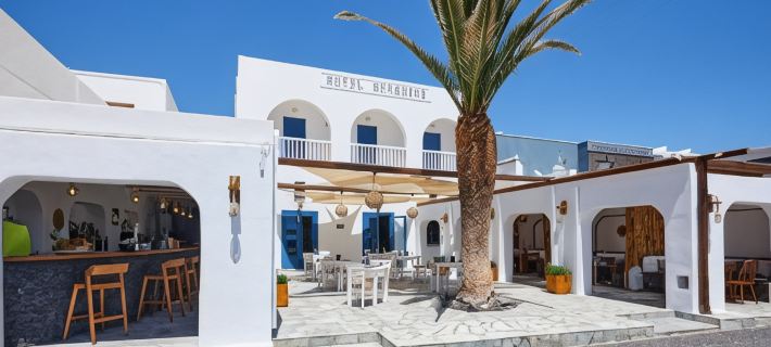 Hotel Sunshine Hotele w: Santorini