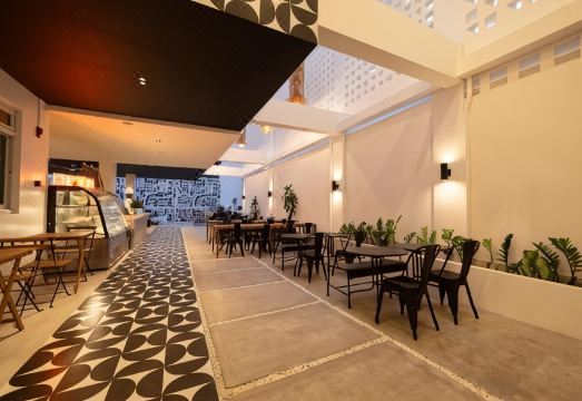 세련된 도심 숙소 내부