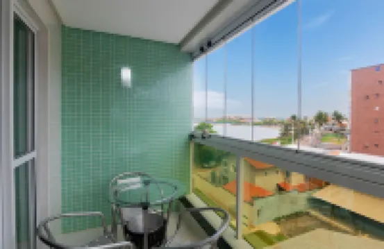 Apt w/ Balcony and sea View in Guarapari Cmd0311