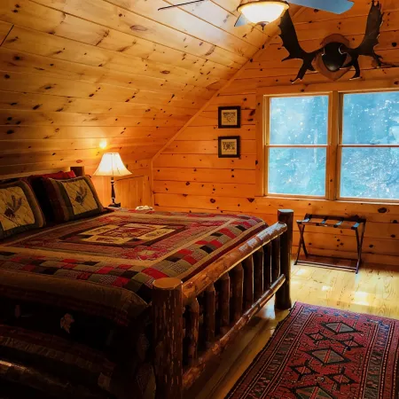 Log Home Nestled Between The White Mountains and The Lakes Region