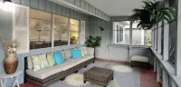 Blue Seahorse Coastal Retreat 3BR/2BA pet friendly, privacy fenced yard - 4 ดาว