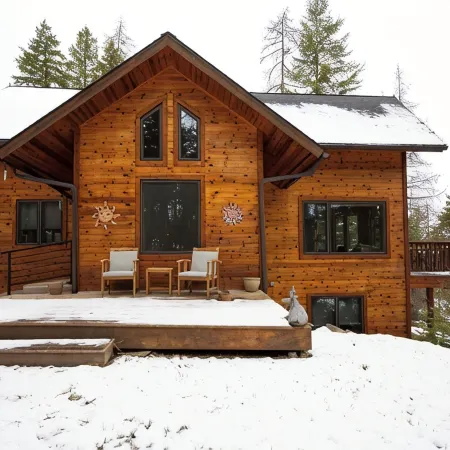 Cathedral in the Pines Near Flathead Lake, 3000 Sq Ft