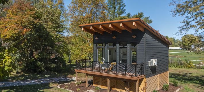 Bourbon Barrel Cabin B.  There are 2 cabins available A & B. Brand new Cabins. Hotels in Franklin County