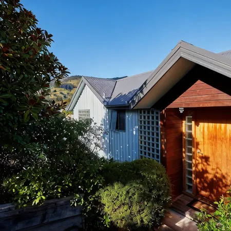 Akaroa Holiday Home. Spacious, sunny, harbour views and close to town. Sleeps 8
