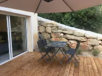 Cocooning cottage with Balnéo 2 places, private pool and wooden terrace