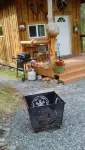 One bedroom cabin with inside toilet and stand up loft.  PET FRIENDLY!
