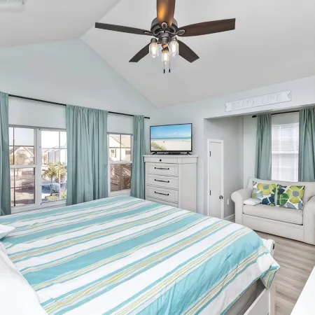 Prvt Home 3 Bedrooms/3 Baths, Sleeps 10, Surfside Bch, SC Just Steps To The Beac