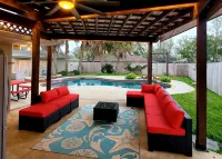 Poolside Triple Suite Retreat near casinos - Bungalows
