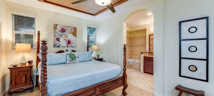 Tropical Ground Floor Unit at Mauna Lani Palm Villas w/ Beach Club Access Hotels in Puako