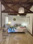 Wooden villa with private pool in a tropical garden 3 minutes from the beach - Wifi