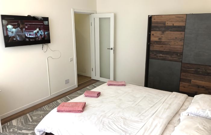 2 bedrooms and a large living room!
