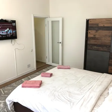 2 bedrooms and a large living room!